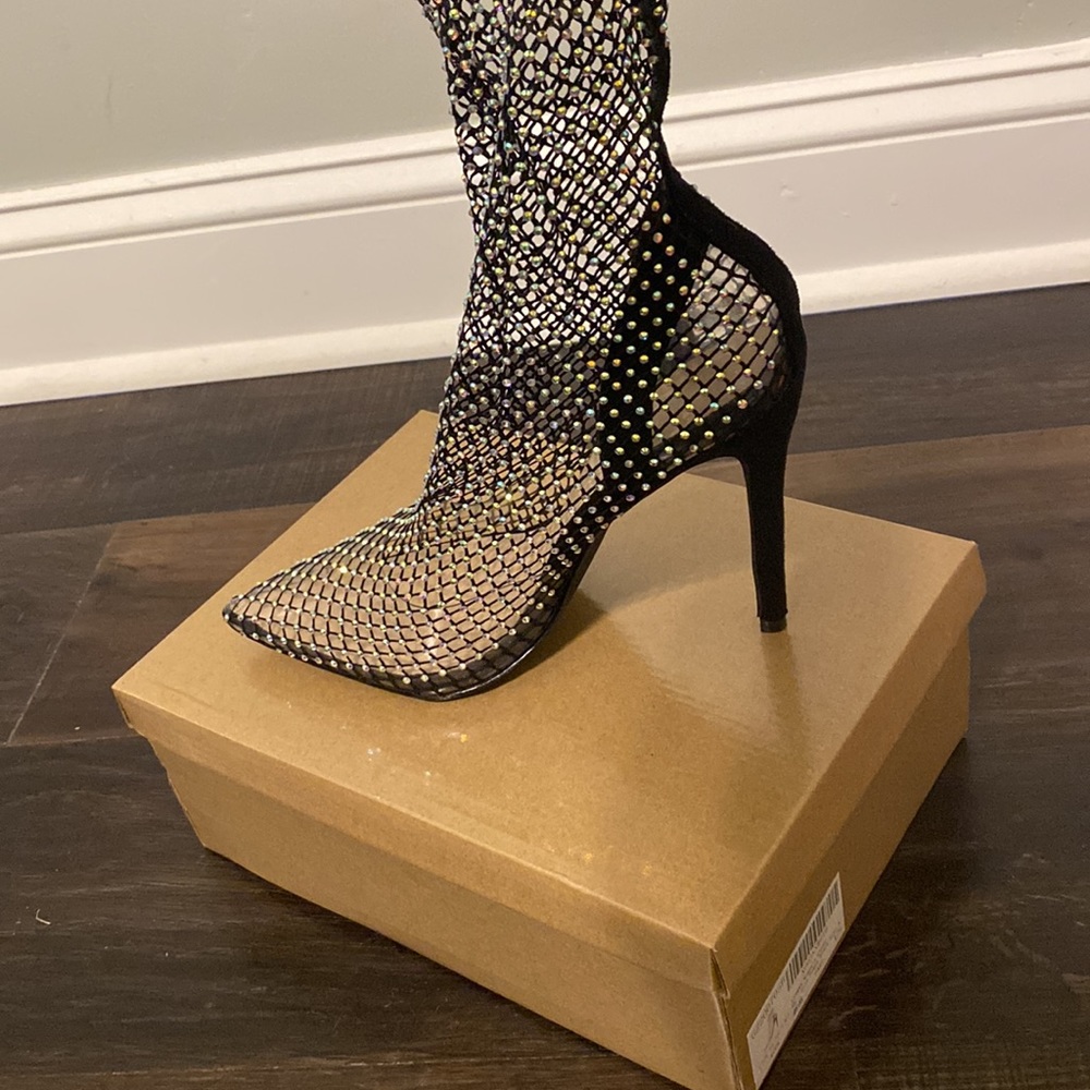 Rhinestone Booties - Picture 4 of 6